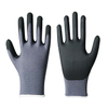 15 Gauge Polyester/Nylon Liner Nitrilschaumbeschichtete Handschuhe