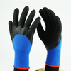 13 Gauge Polyester Liner 3/4 Handschuhe mit Latexschaumbeschichtung